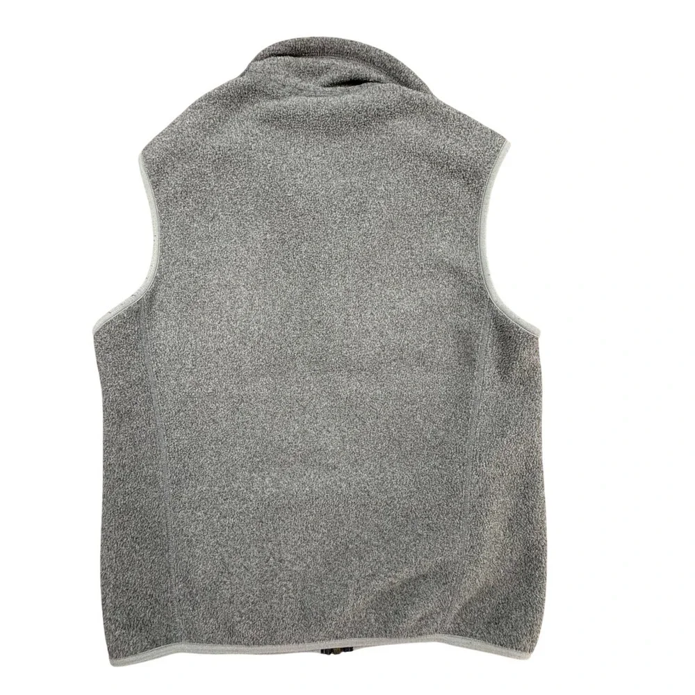 Patagonia Synchilla Fleece Vest Men Sm Gray Full Zip Adventure Nature Minimalist